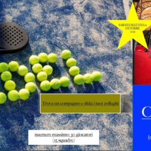 TORNEO PADEL 🎾 - Sabato 11 Ottobre 2025