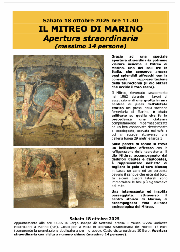 IL MITREO DI MARINO