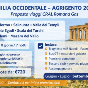 SICILIA OCCIDENTALE – AGRIGENTO 2026